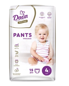 Трусики-подгузники Dada Elite Care 4 Maxi 9 -15 кг 15 шт.(4820174980726)