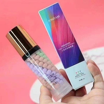 Многофункциональный трехцветный праймер под макияж Jomtam Contour Color Isolation 40 g