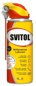 Змащувальний засіб універсальний Arexons Svitol Lubricant Spray Smart Cap 400 мл (8002565076270)