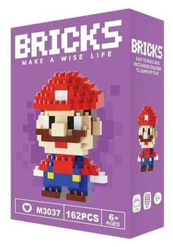Конструктор 3D з мініблоків "Пікселі BRICKS Маріо Mario Brothers", Micro Diamonds Blocks M3037