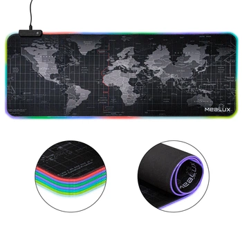 Геймерський килимок Mealux RGB V02 для миші (арт. Mousepad 800x300x4mm RGB V02)