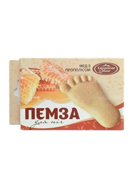 Пемза для ног "Мед з прополисом" Карпатське Мило