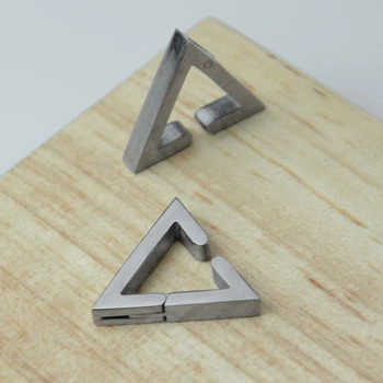 Серьги-Кафф из нержавеющей стали "Triangle" (Пара)