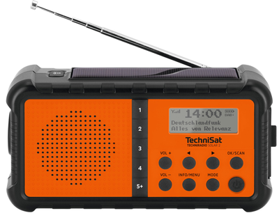 Odbiornik radiowy TechniSat TechniRadio Solar 2 Black/Orange (0000/3996)