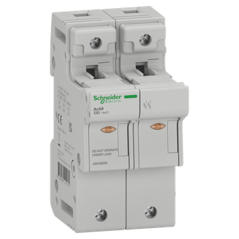 Разъединитель предохранителя 2P 50A 690В 14x51мм [A9GSB250] SBI Schneider Electric