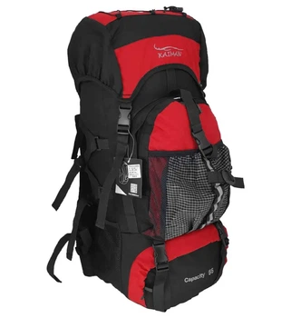 Рюкзак туристический KAIMAN 55 л черно-красный R000280