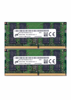 Оперативная память для ноутбука Micron DDR4 32GB (2x16GB) 3200MHz SO-DIMM PC4-3200AA (MTA16ATF2G64HZ-3G2J1)