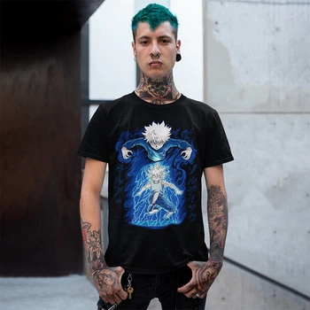 Футболка унісекс Hunter x Hunter (Killua Zoldyck) 2XL чорний