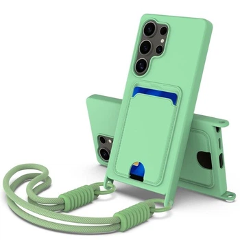 Защитный чехол Reframe Silicone Holder для Samsung Galaxy S24 Ultra (S928) - Green
