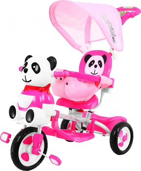 Триколісний велосипед для дітей SporTrike Панда Рожевий (5903864909630)