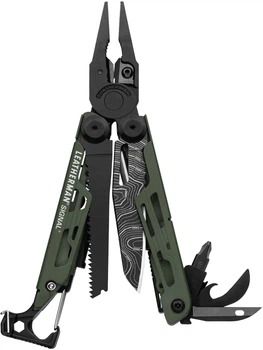 Мультиинструмент Leatherman Signal Green Topo (832692)