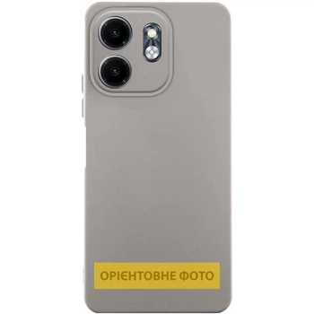 Чохол TPU GETMAN Liquid Silk Full Camera для Motorola Moto G06 Сірий / Lavender