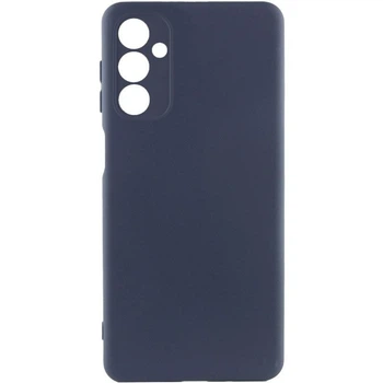 Чохол-накладка TPU GETMAN Liquid Silk Full Camera для Samsung Galaxy A16 4G / Samsung Galaxy A16 5G, силіконовий протиударний кейс із захистом камери та корпусу Midnight Blue