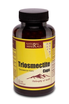 Минеральный комплекс NATURAL MINERALS LLC TRIOSMECTITE Caps 120 капсул 110г