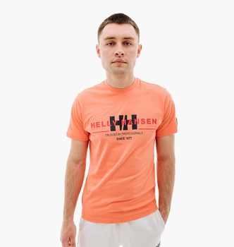 Футболка Helly Hansen Rwb Graphic T-Shirt Orange 53763-284 L