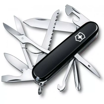 Складаний ніж Victorinox Fieldmaster 15 функцій для активного відпочинку та повсякденного використання чорний