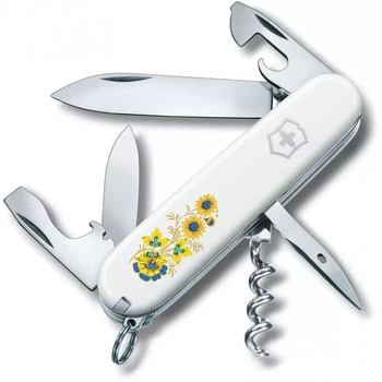Складаний ніж Victorinox Spartan для активного відпочинку та подорожей з 12 функціями квітковий дизайн