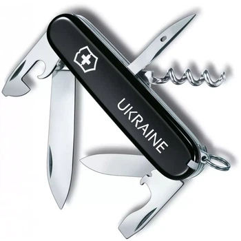 Складаний ніж Victorinox Spartan багатофункціональний для туристів і активного відпочинку з 12 інструментами