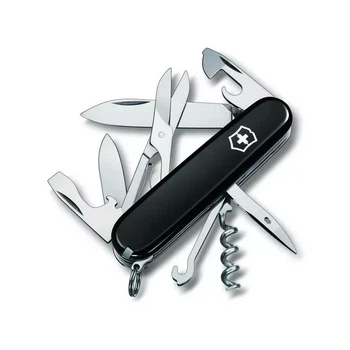 Швейцарский нож Victorinox Climber черный для активного отдыха и путешествий 13 функций компактный легкий