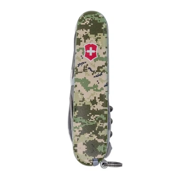 Складной нож Victorinox Huntsman Army Пиксель для активного отдыха и туризма многофункциональный камуфляжный
