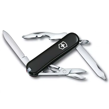 Складаний ніж Victorinox Rambler чорний для повсякденного використання 10 функцій компактний і