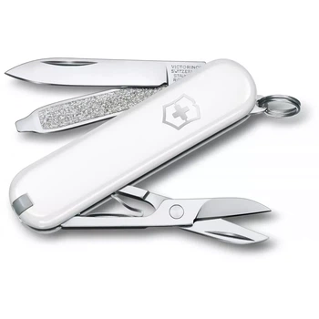 Складаний ніж Victorinox Classic SD багатофункціональний для повсякденного використання білий 7 функцій
