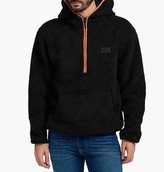 Кофта Calvin Klein Jeans Sherpa Zip Neck Hoodie Black J30J324086 S