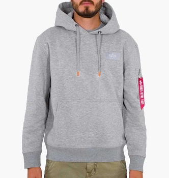 Худи Alpha Industries Hooded Sweatshirt Grey 136335-17 XL