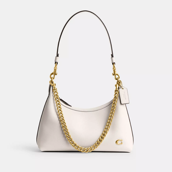 Жіноча шкіряна сумка Coach Juliet Shoulder Bag 25 Brass/Chalk