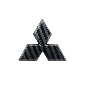 Логотип на руль Mitsubishi Outlander 3/ASX/Eclipse Cross Карбон