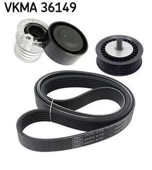 Комплект поліклинового ременя з роликами SKF (VKMA 36149)