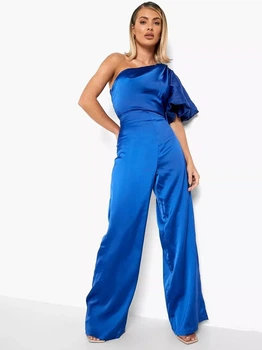 Комбинезон женский Boohoo FZZ34933_04 40 Темно-синий (KAY2000001574119)