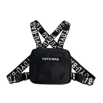 Нагрудная сумка 6017 TOYU BAG бронежилет черная