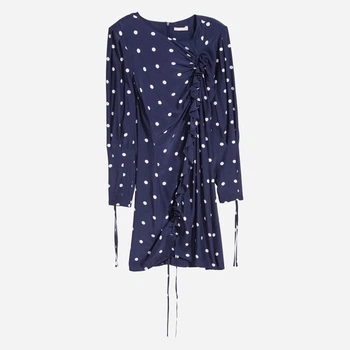 Платье женское H&M 0584969_горох_16 32 Синее (KAY2000000871899)