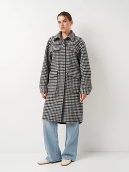 Пальто женское H&M 16-0205_04 S Серое (KAY2000001509869)
