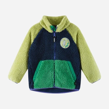 Детская теплая флисовая толстовка для мальчика Reima Moomin Kramgo 5200079C-6980 92 см Темно-синяя (6438557246062)