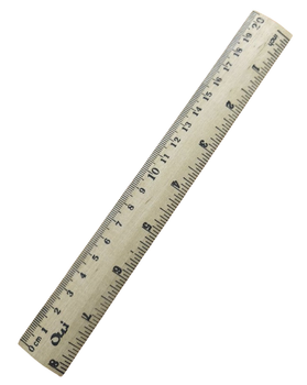 Линейка деревянная 25см Olli OL5025