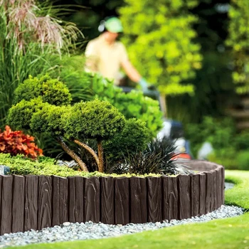 Декоративный заборчик Wood Palisade 2.32 м коричневый