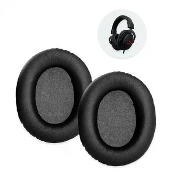 Амбушюры для наушников HyperX Cloud I / II / Core / Silver / Alpha / Pro / X / Stinger / Stinger 2 - чёрные