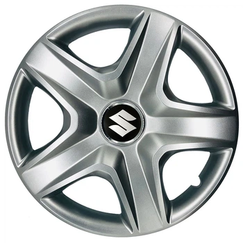 Автомобільні модельні ковпаки R16 Suzuki 418 4шт, SJS, сріблясті