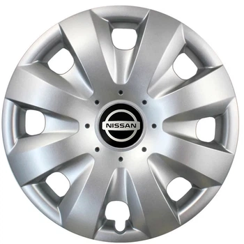 Автомобільні модельні ковпаки R15 Nissan 321 4шт, SJS, сріблясті