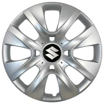 Автомобільні модельні ковпаки R14 Suzuki 225 4шт, SJS, сріблясті