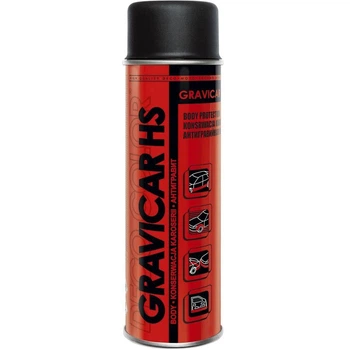 Антигравий DecoColor "Gravicar HS", аерозоль, черный, 500ml