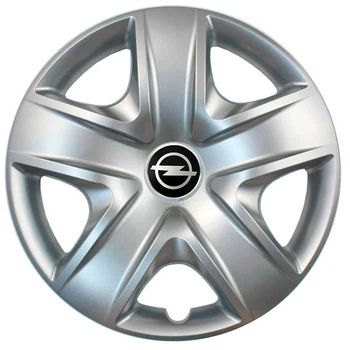 Автомобільні модельні ковпаки R17 Opel 500 4шт, SJS, сріблясті