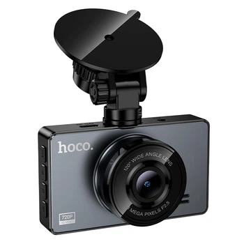 Автомобильный видеорегистратор HOCO DV14 3.0" IPS 1280×720p 25FPS угол обзора 120° Black