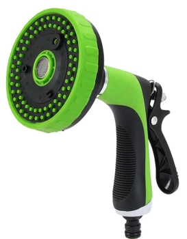 Пистолет для полива MASTERTOOL TWIN LINE XL ½" 6 режимов металлическое сопло TPR покрытие 92-9347