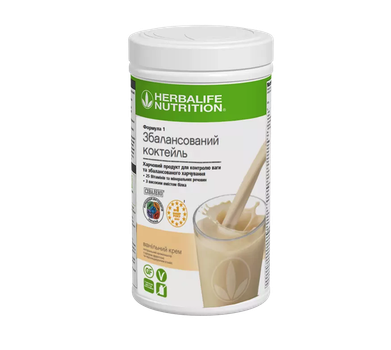 Збалансований коктейль Herbalife Nutrition Формула 1 зі смаком ванильного крему, 550 г