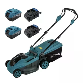 Акумуляторна газонокосарка PROFI-TEC EcoCut 43 Lite (40 В (2×20 В), безщітковий двигун, ширина 430 мм, висота 25 – 75 мм, травозбірник 40 л) 2×PT2040EP (4.0 Аг), ЗП BC20V, коробка, заглушка для мульчування (007366)