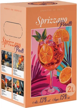 Вино Picnic Sprizzano Perolli виноградне ароматизоване помаранчеве солодке 2 л 13% (4820275982155)