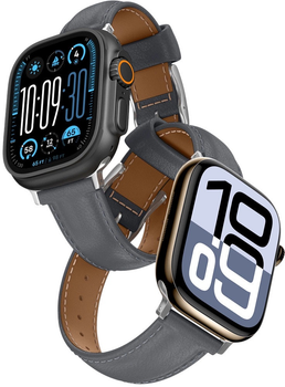 Pasek AMAZINGTHING Class Band do Apple Watch 45 / 46 / 49 mm Grey (4896238001263)